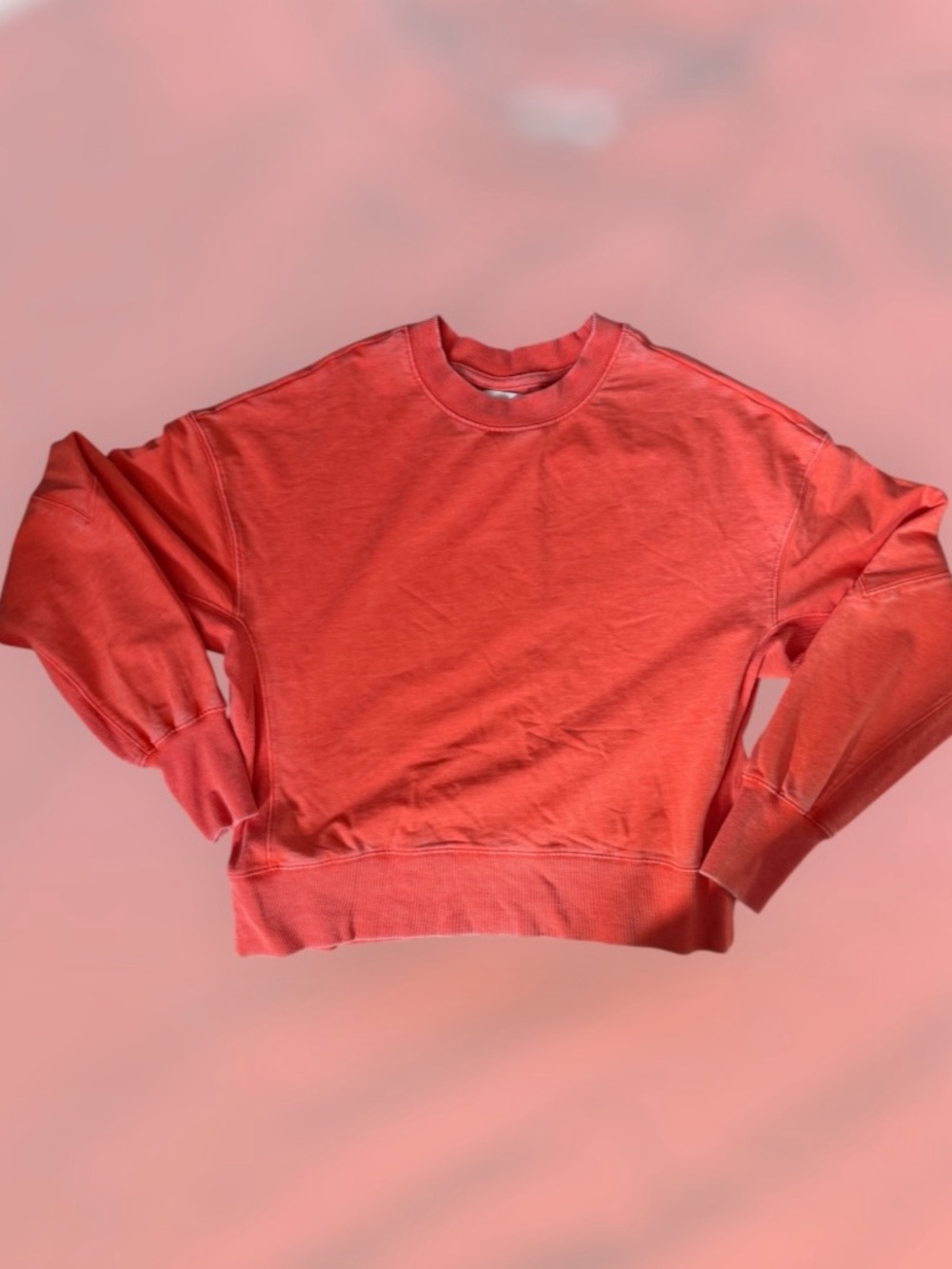 Sunnyside by Sundry
Sunwashed Orange Oversized
Crewneck Sweatshirt/shorts